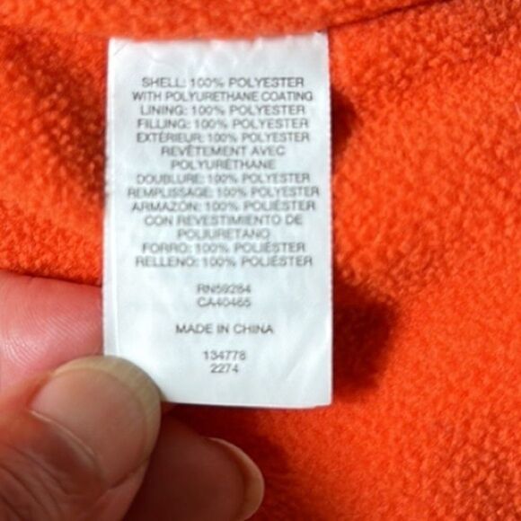 Children's Place Puffer Vest Blue Orange Kids L (10-12) - Picture 6 of 6